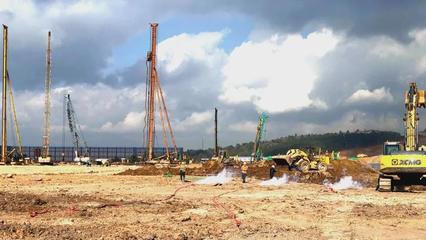 武昆股份环保搬迁转型升级项目多个工程进入土建施工阶段!